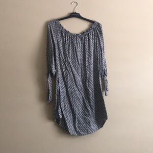 Seafolly Geo Print Off Shoulder Dress size M